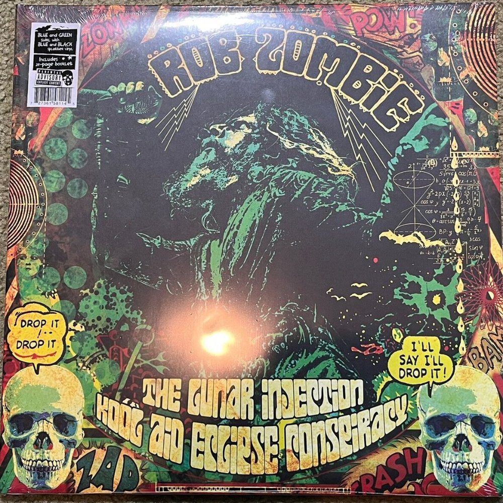 New ROB ZOMBIE THE LUNAR INJECTION ORANGE SPLATTER VINYL LP LIMITED  SEALED MINT
